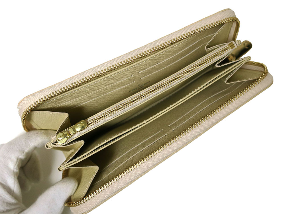 ルイヴィトン ダミエ アズール ジッピー・ウォレット 長財布 N60019