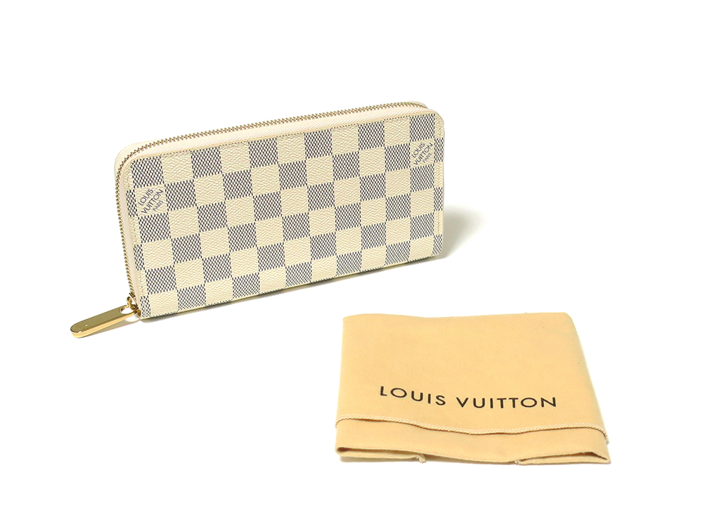 ルイヴィトン ダミエ アズール ジッピー・ウォレット 長財布 N60019