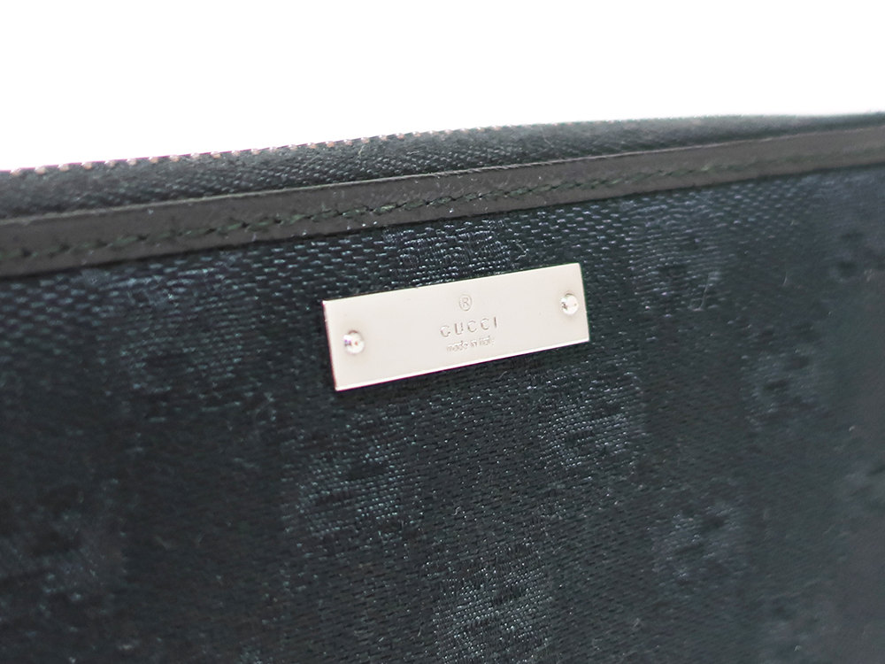 グッチ GGキャンバス 長財布 ブラック 112724 | 【オオクラヤ