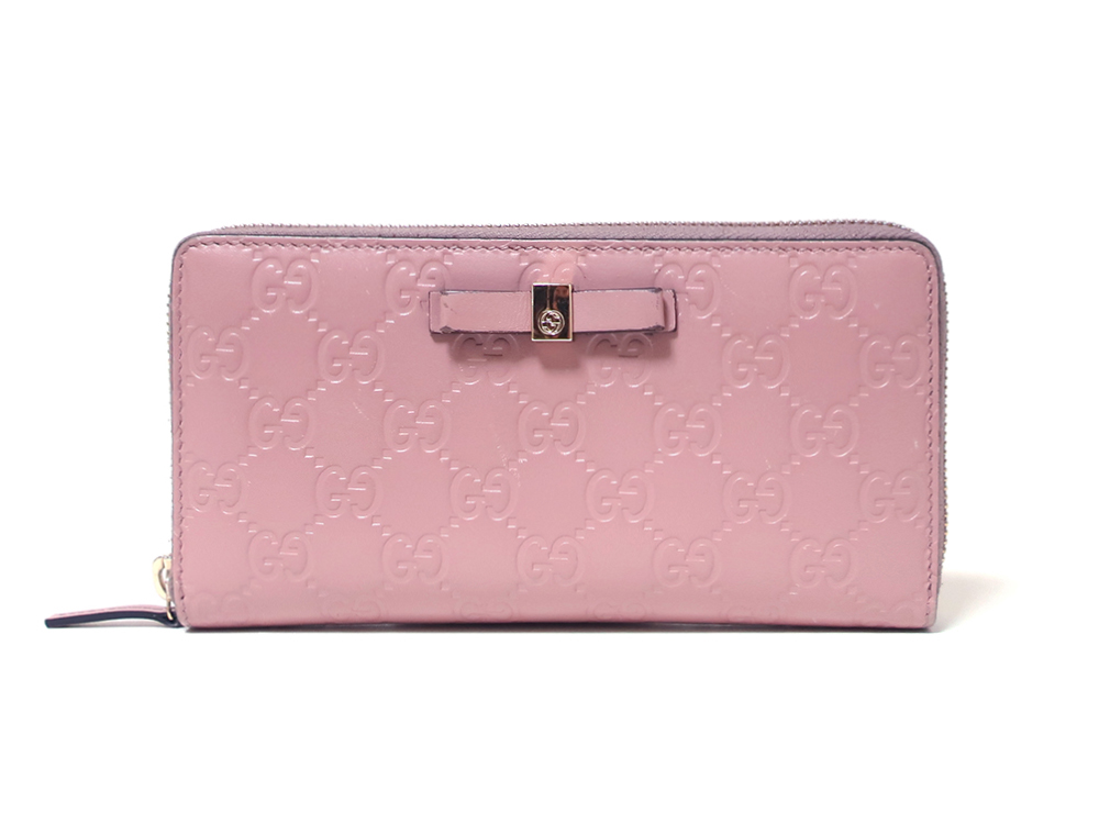 グッチ グッチシマ 長財布 ピンク 388680 | 【オオクラヤ・オンライン