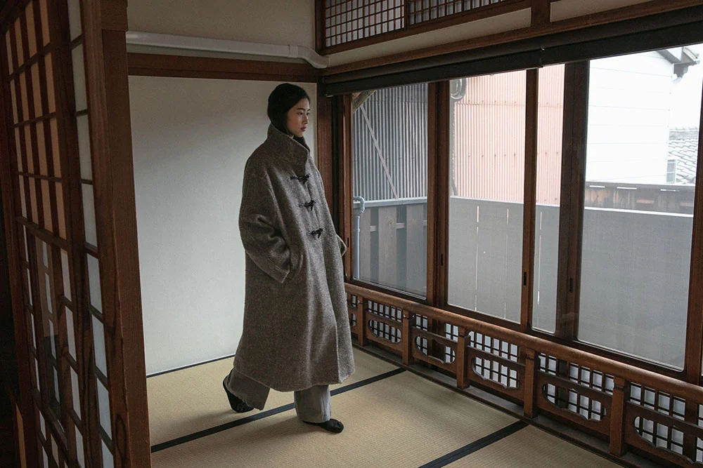 oriental duffle coat | OHOTORO