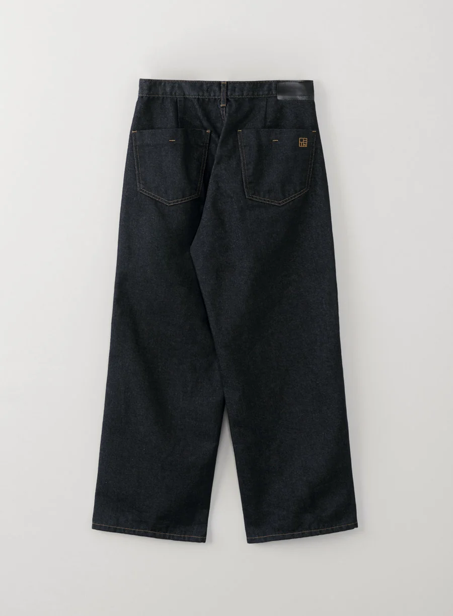 OHOTORO Loom Black Jeans デニムパンツ OHOTORO Loom Black Jeans