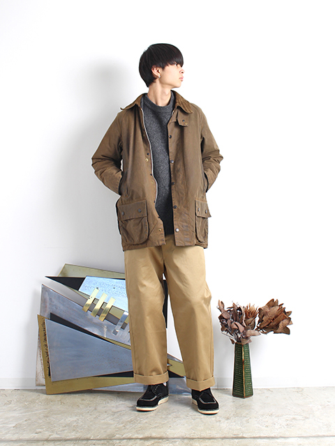 VINTAGE】93s 3warrant Barbour MOORLAND Olive C42 - 毎日を楽しく