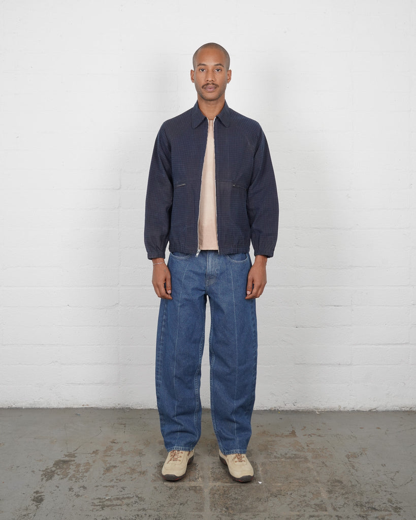 Indigo Check - Waxed Windbreaker – Olderbrother