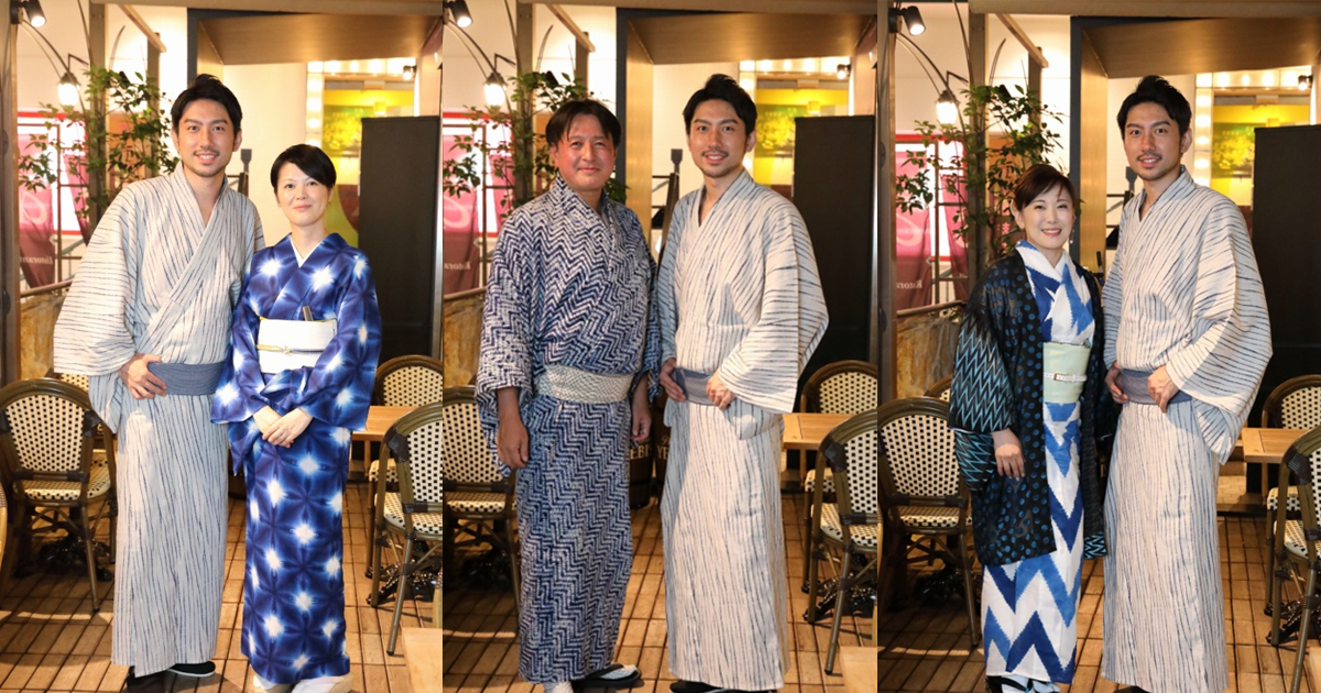 雪花絞り・縫い締め絞り・板締め絞りなど、憧れの浴衣・藤井絞の浴衣が