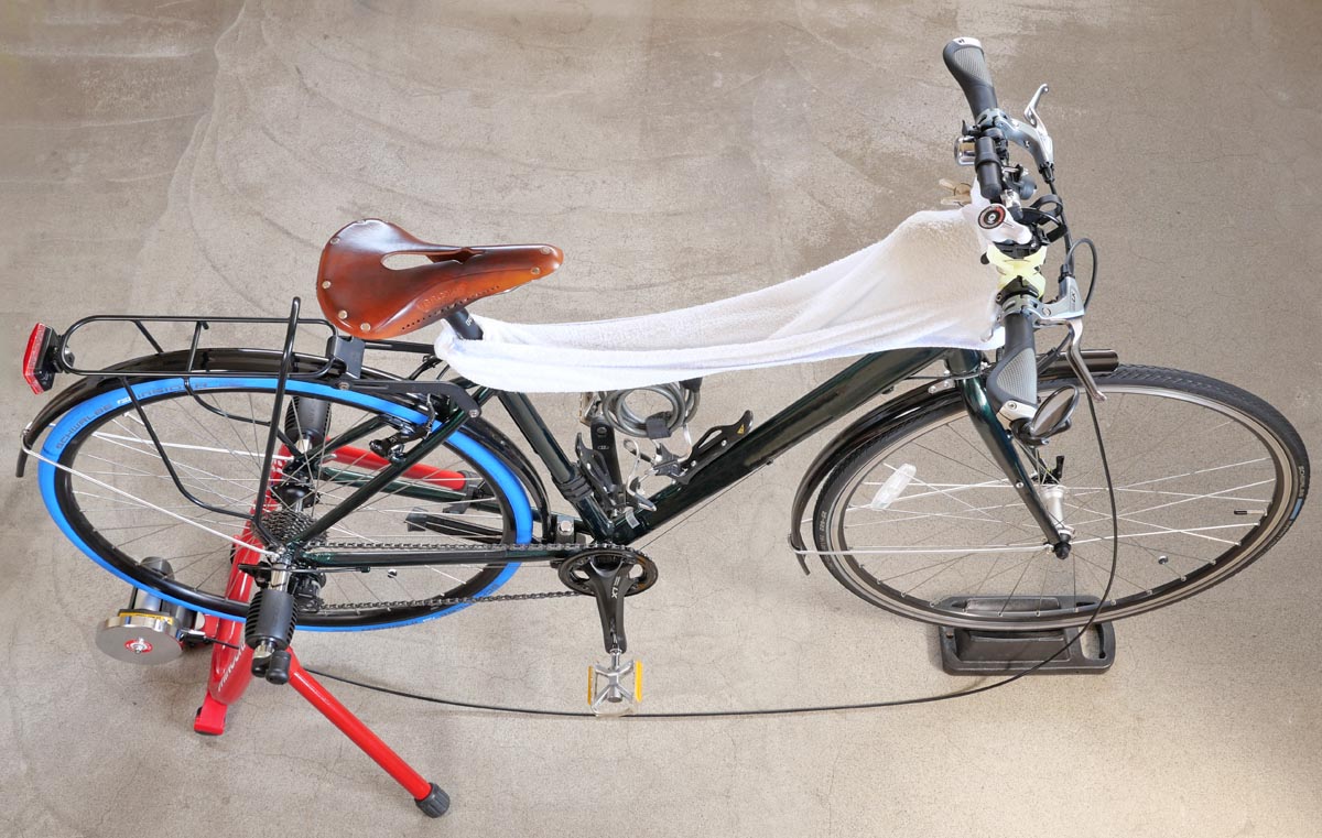 メインで乗っていたクロスバイクの後日 ミノウラ LR341: 自転車重量化