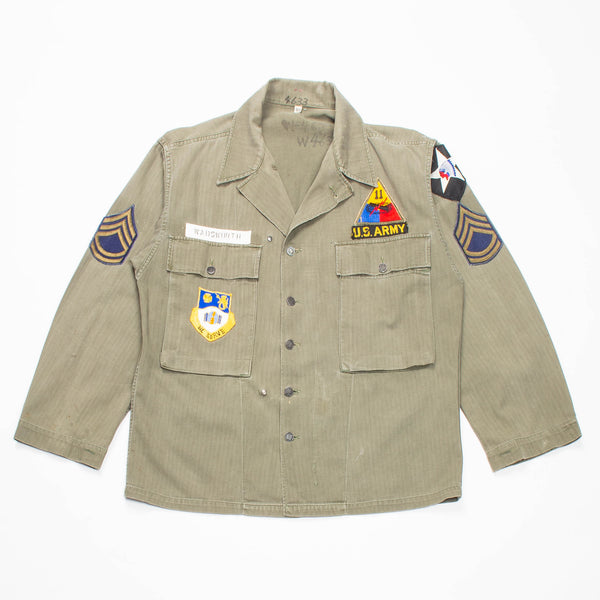 40s Vintage '45D' HBT Jacket - Large – Omega Militaria