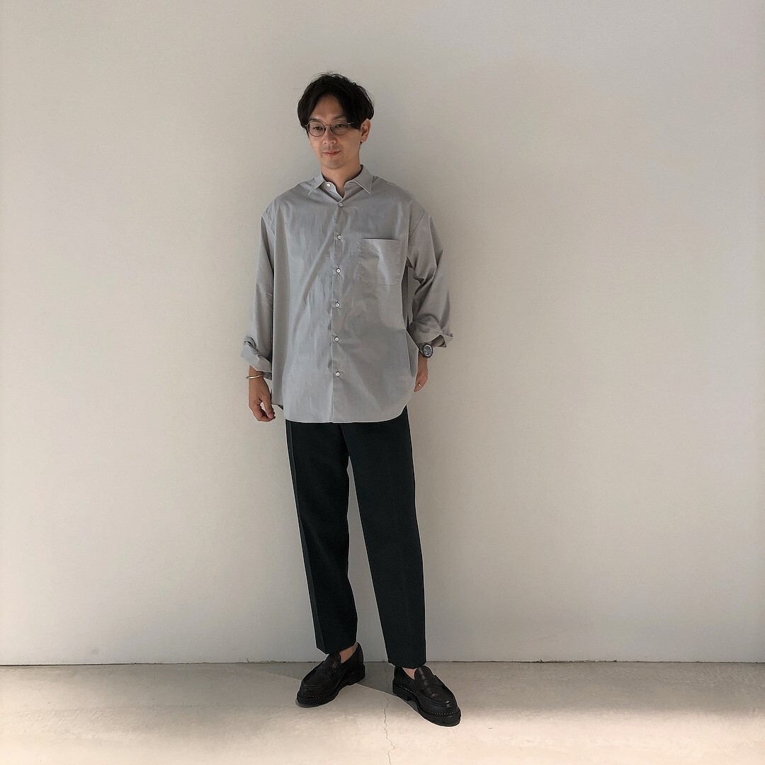 MARKAWARE(マーカウェア)】 FRONT PLEATS PEGTOP ORGANIC WOOL