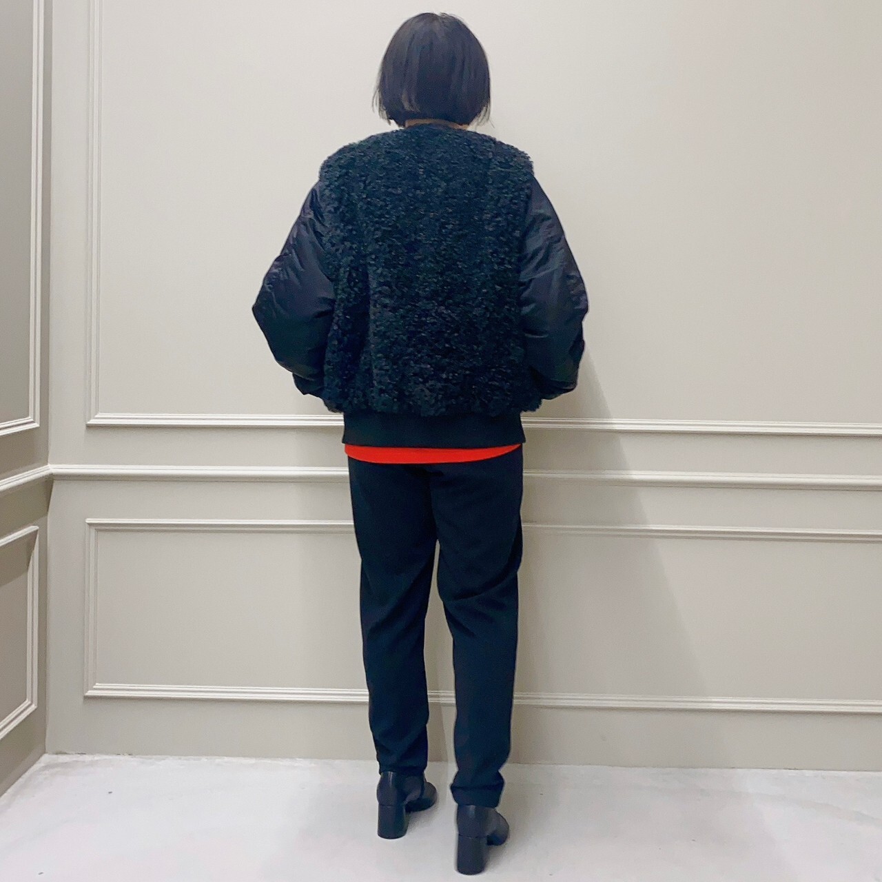 HYKE(ハイク)】 FAUX SHEARLING TYPE MA-1｜パリゴ尾道店｜尾道本通り