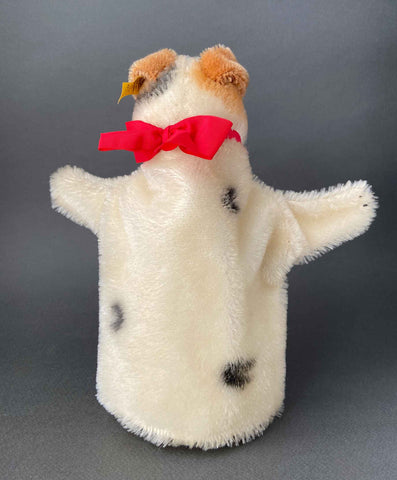 Vintage STEIFF Foxy Terrier Dog Hand Puppet ~ 1968-78 – Once Upon