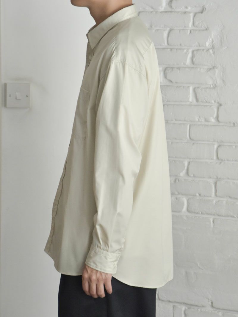 L/S REGULAR COLLAR SHIRTS[IVORY] | 1LDK (ワンエルディーケー) 公式