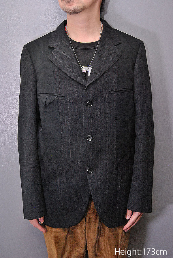 COMME des GARCONS HOMME DEUX リバーステーラードジャケット