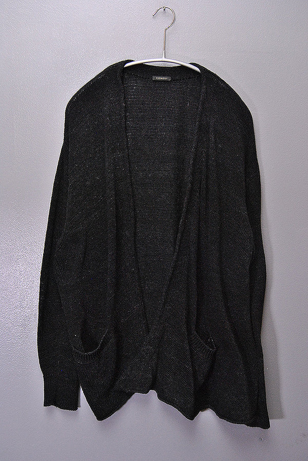 COMOLI 7Gコットン ニットカーディガン