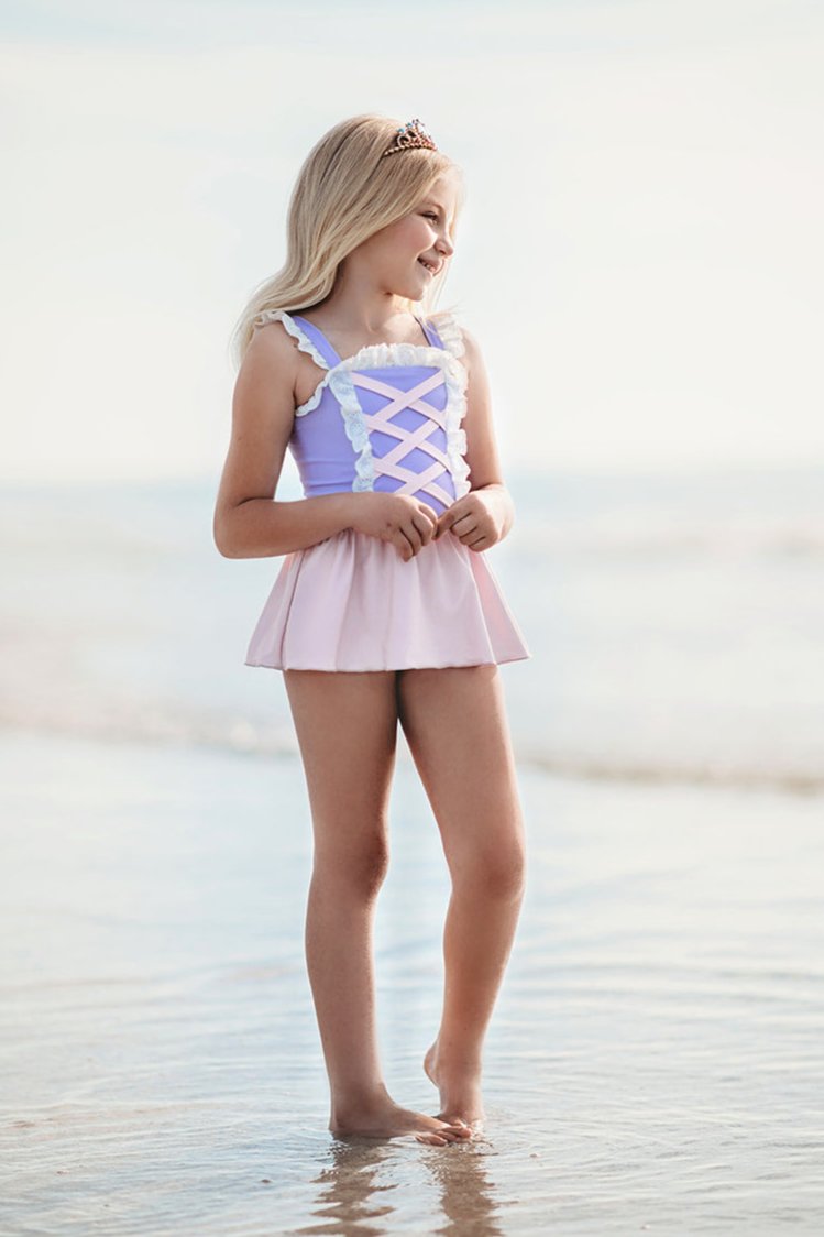 Rapunzel One Piece Swimsuit – Only Little Once