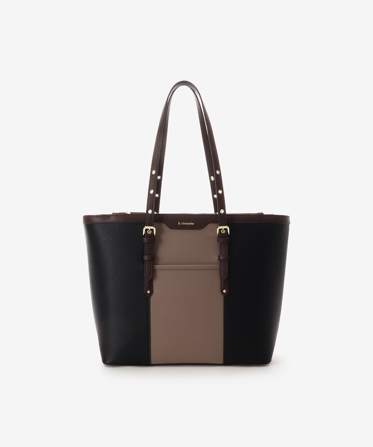 & chouette】バイカラーベルトデザインA4トートバッグ《通勤・通学》