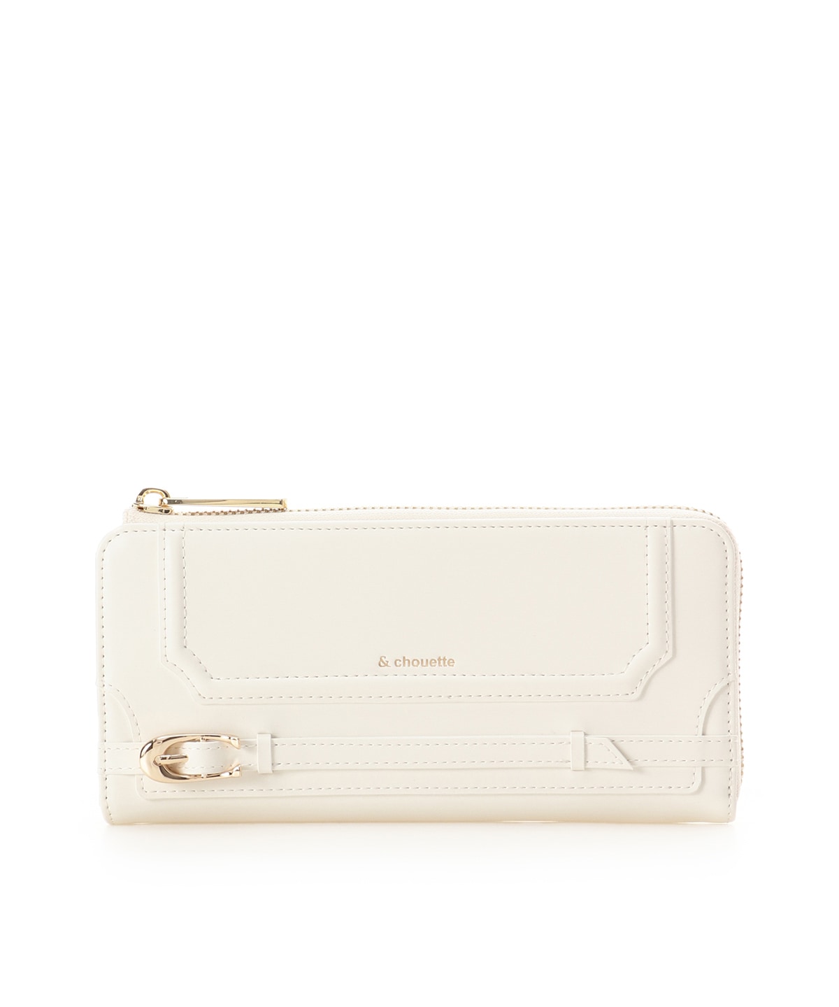 ベルトデザイン L字長財布(FREE ブラック): & chouette｜アンド