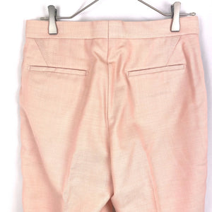 中古】ドゥロワー Drawer センタープレスパンツ ロールアップ サーモン