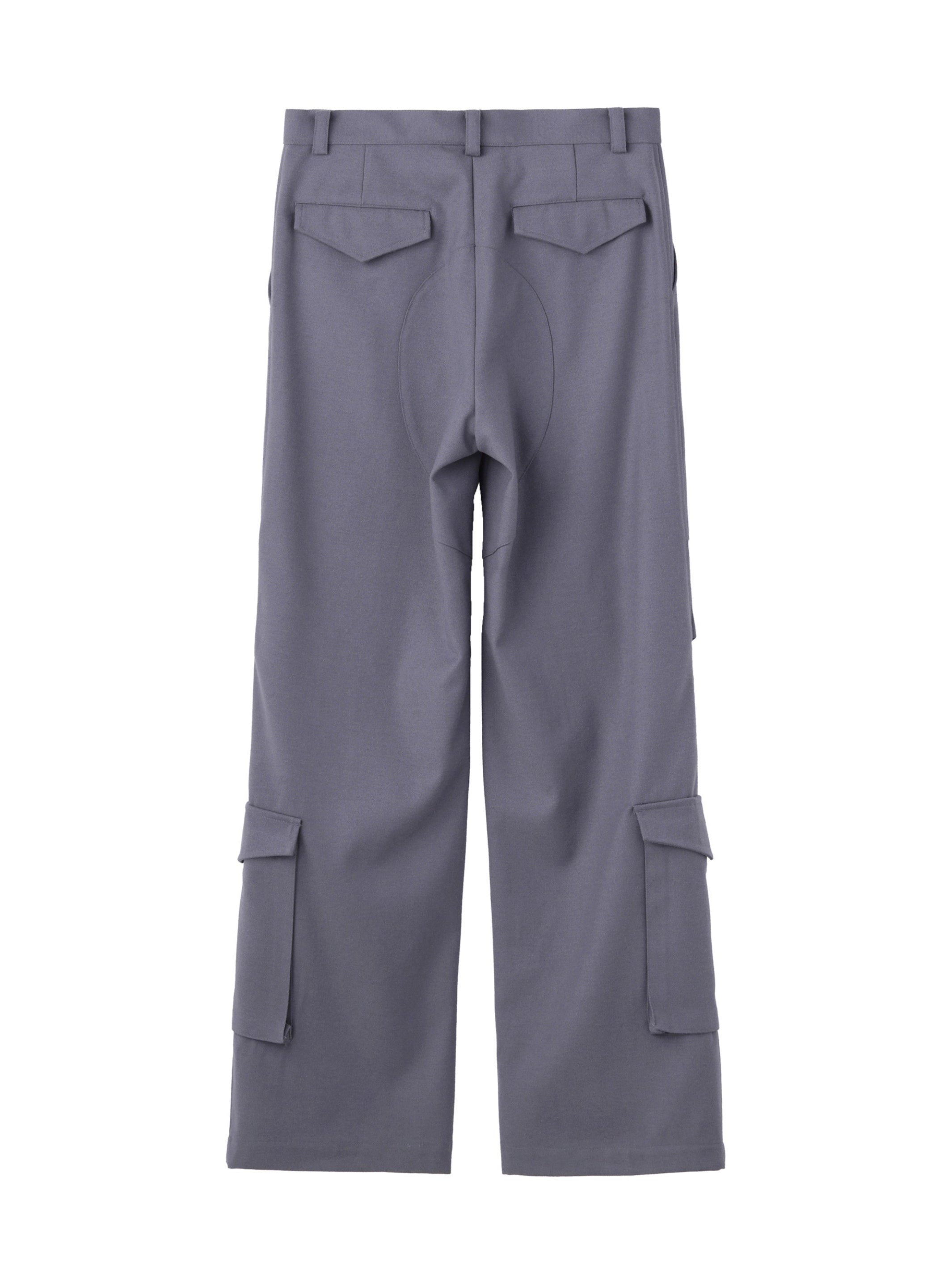 WOOL BARATHEA CARGO PANTS