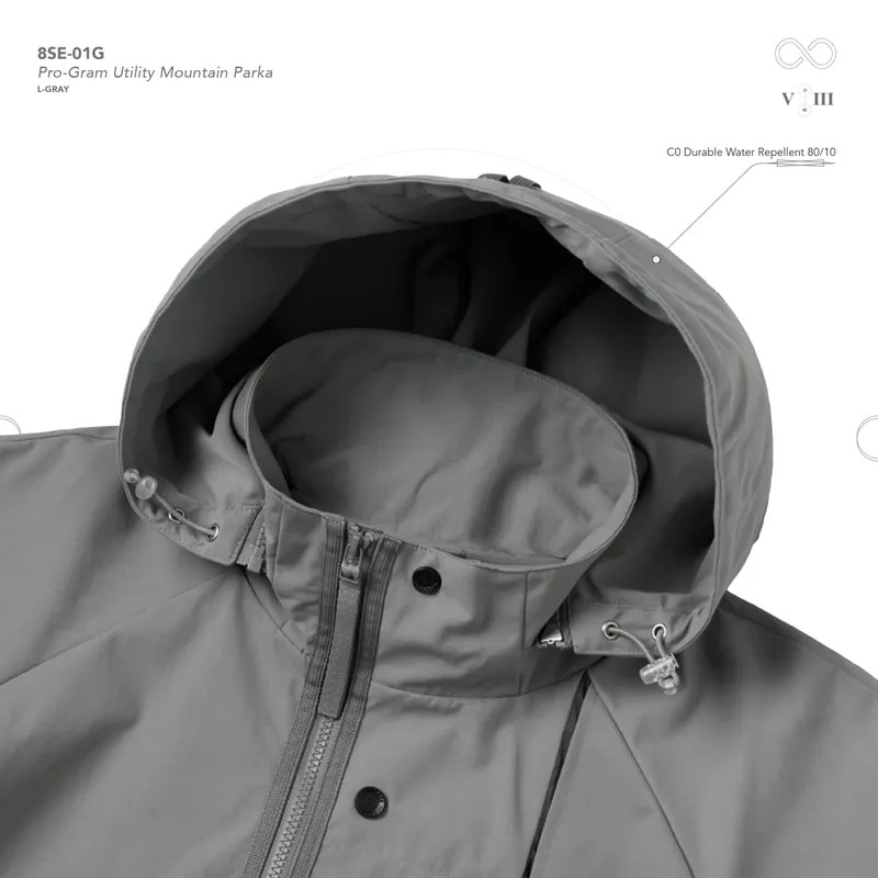 GOOPiMADE】Pro-Gram Utility Mountain Parka(1 L-Gray)｜ MSPC