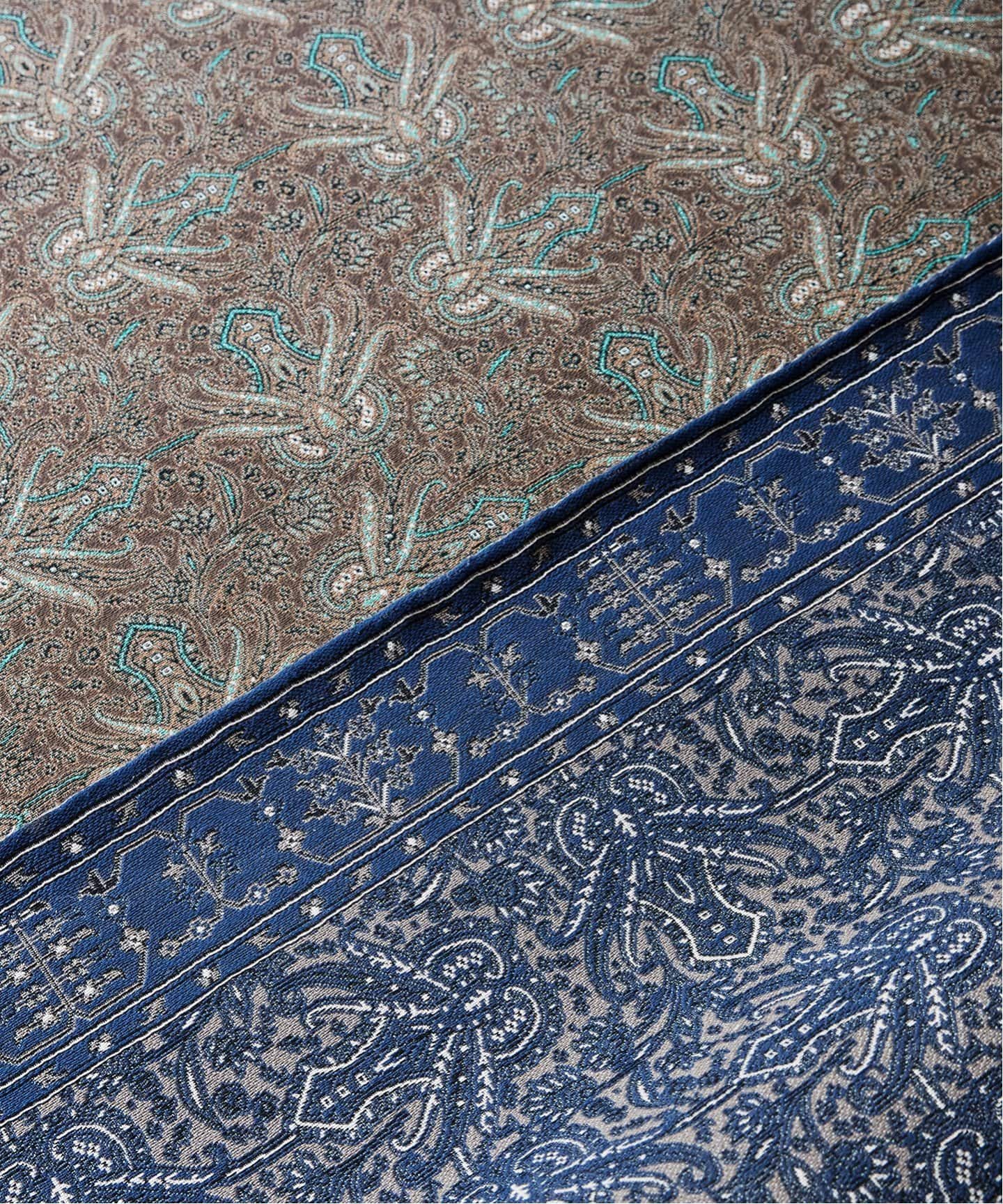 PAISLEY RUG 200X250 navy ペイズリーラグ ネイビー 013｜ ジャーナル