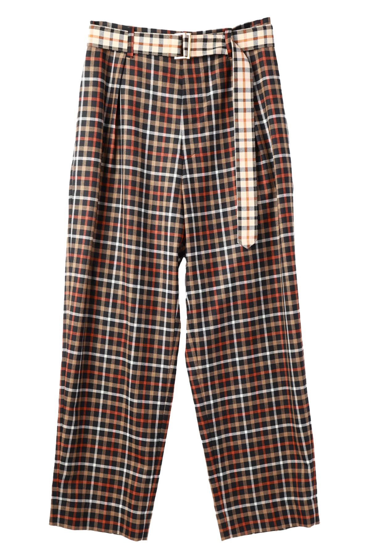 CULLNI for DAKS ベルト付きセミワイドタックパンツ ｜DAKS（ダックス