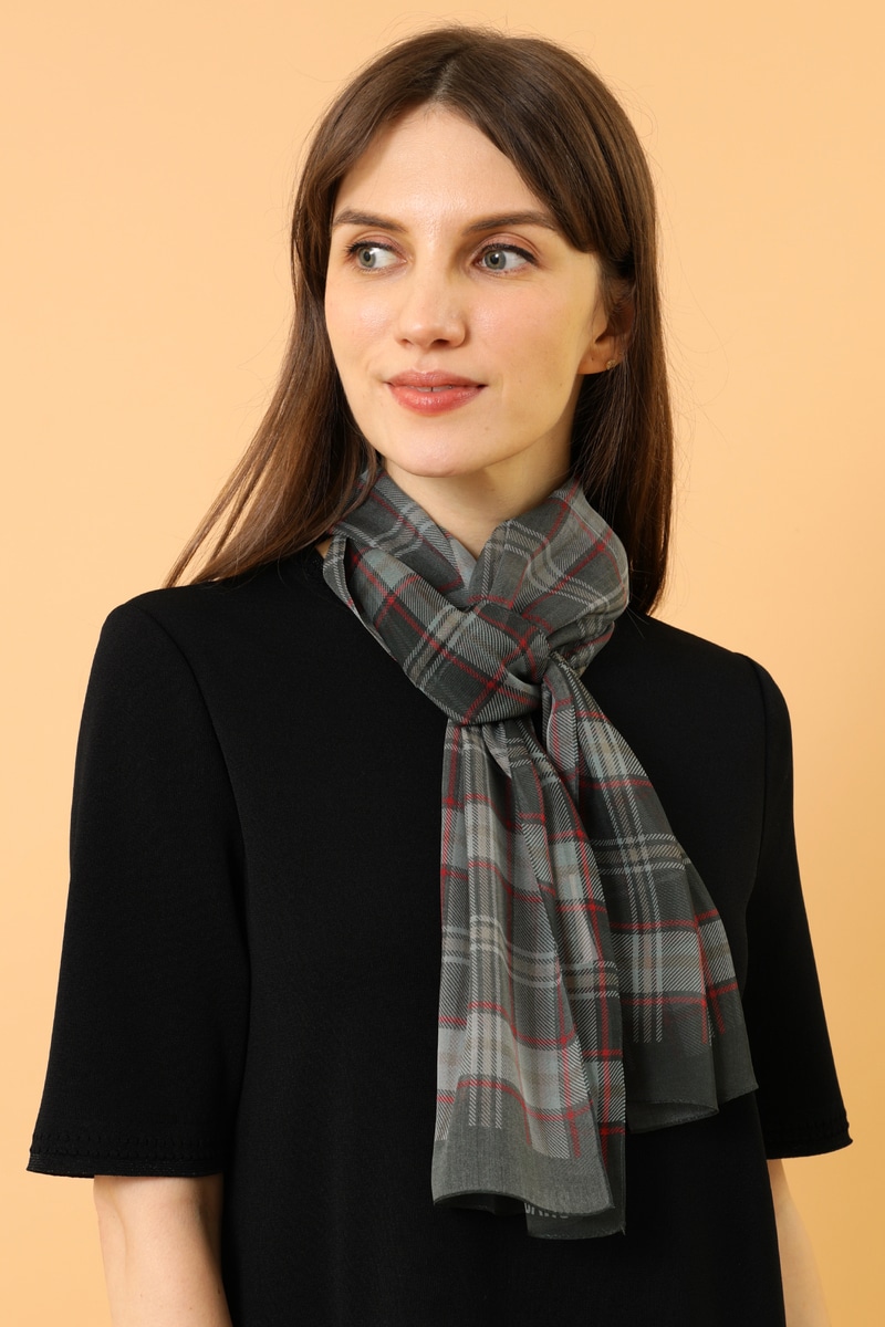 シルクローンチェックロングスカーフ 16-221001｜DAKS（ダックス）公式