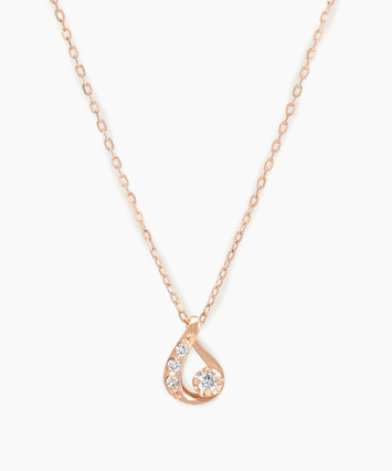 K18PG ダイヤモンド ネックレス|festaria Online Shop(フェスタリア