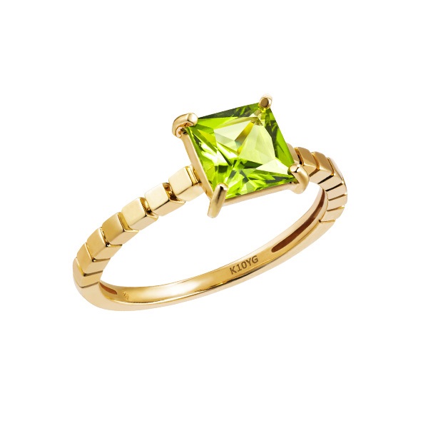 K10YGペリドットリング | ポンテヴェキオ公式オンラインショップ
