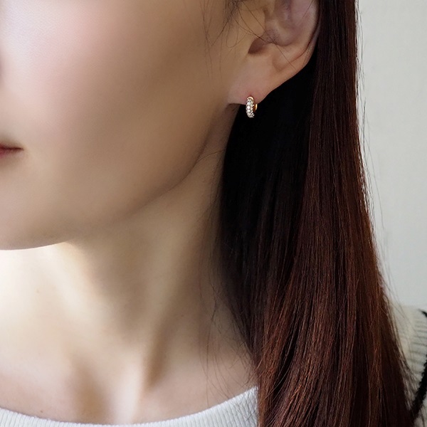 K18YGダイヤモンドピアス | ポンテヴェキオ公式オンラインショップ