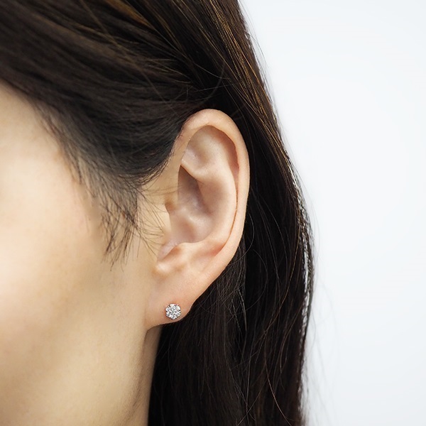 K18WGダイヤモンドピアス | ポンテヴェキオ公式オンラインショップ