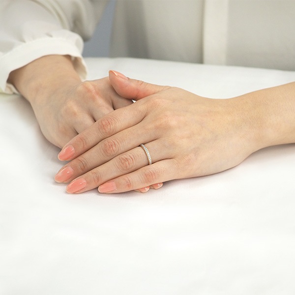 Pt900/K18PGダイヤモンドマリッジリング | ポンテヴェキオ公式