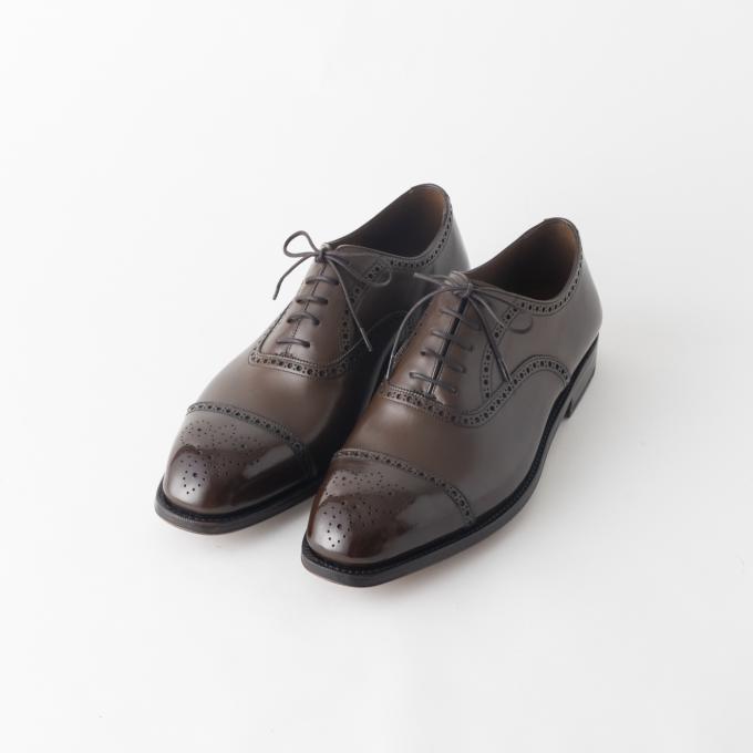 英国流 / 内羽根セミブローグシューズ ブラウン | ONLY ONLINE STORE