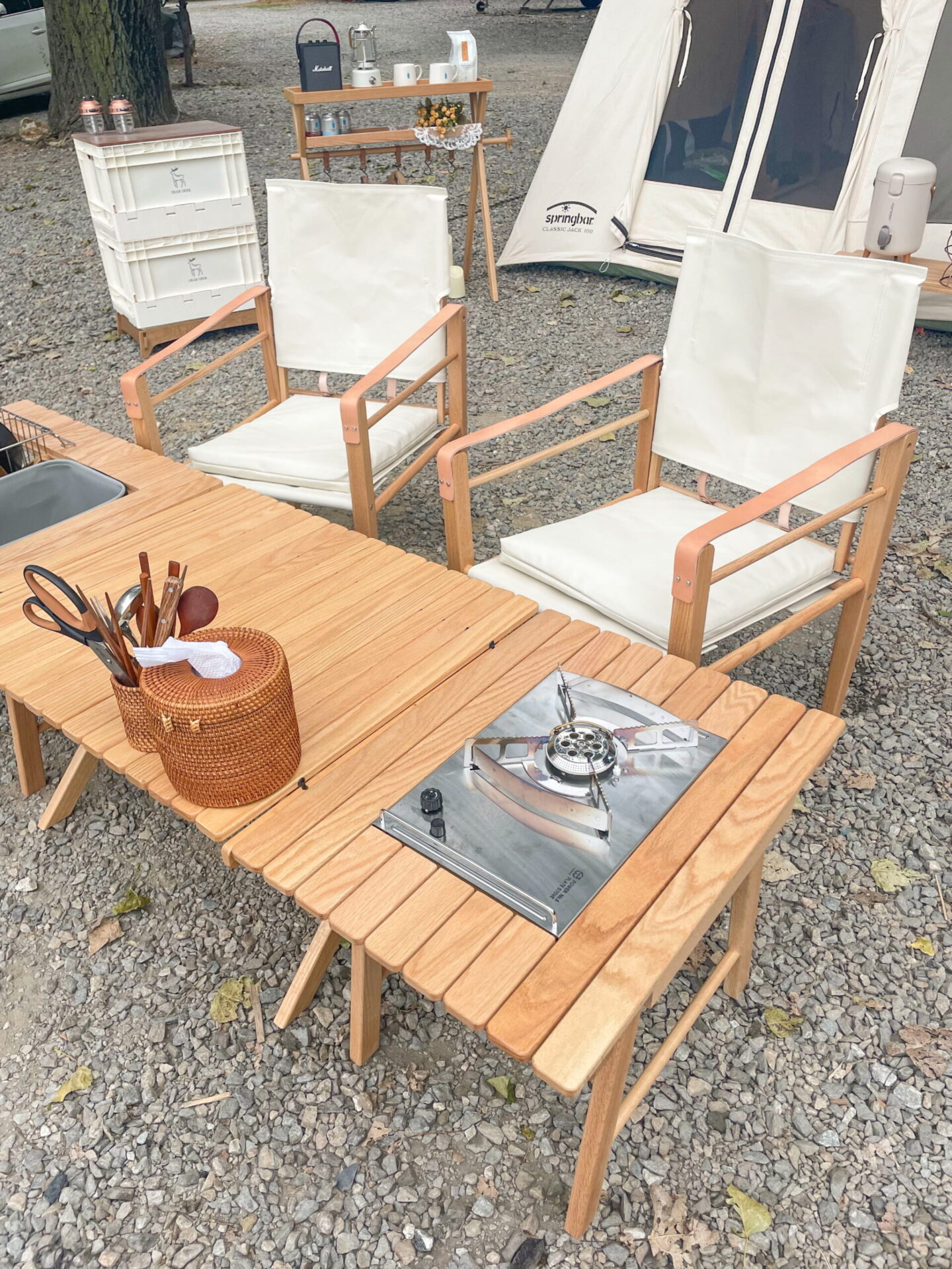 Wood LoveTable ウッドラブテーブル | ON:PING | 韓国発キャンプ