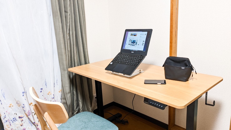 FlexiSpotサブブランドSANODESK「E150」レビュー。2万円台で天板セット