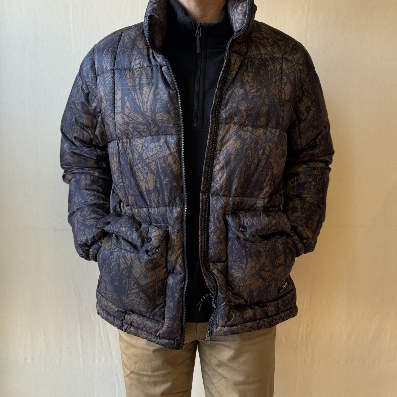TAION/タイオン】MOUNTAIN PACKABLE VOLUME DOWN JACKET (BRUSHED MEADOWS)