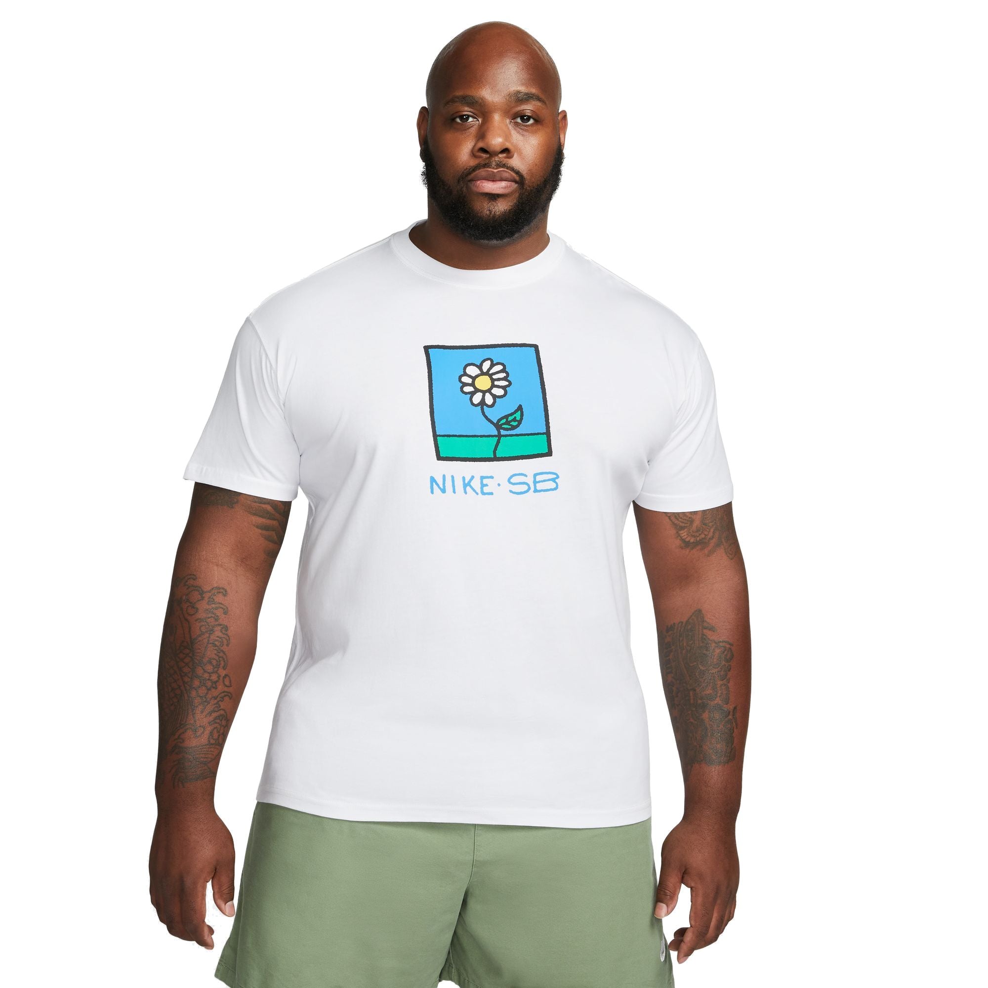 Nike SB Daisy Tee White - Orchard Skateshop