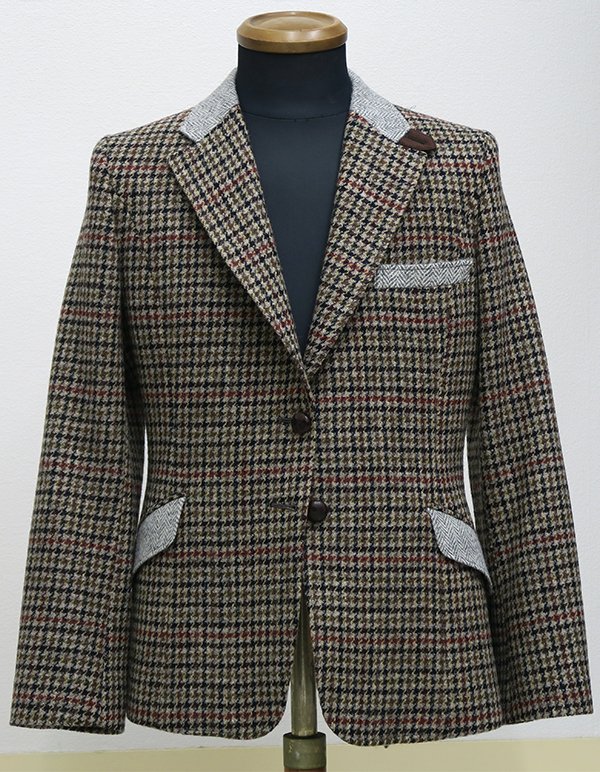 ハリスツイードで仕立てるクレイジーパターンジャケット – オーダー