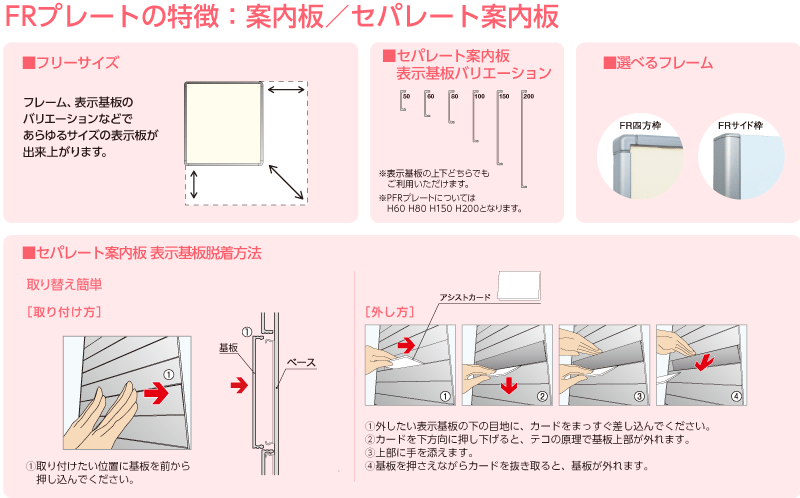 看板資材・広告資材のことなら新星社 -FRプレート アルミフレーム
