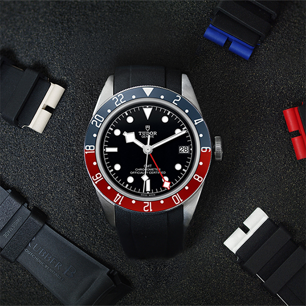 チューダー ヘリテージ ブラック ベイ 41mm専用 ブラック×クリーム