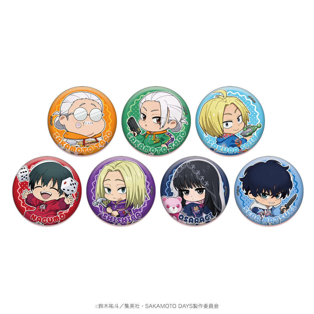 2025年7月発送【サカモトデイズ】ミニキャラ缶バッジ（Ouchi-de