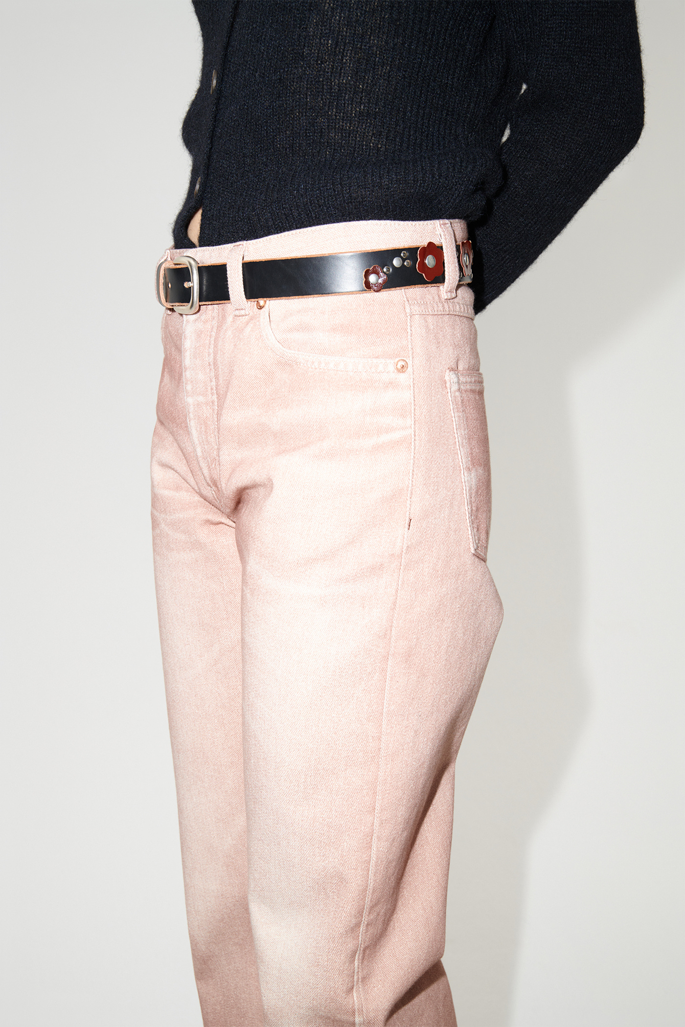 Our Legacy - 3 cm Belt Black Meadow Leather