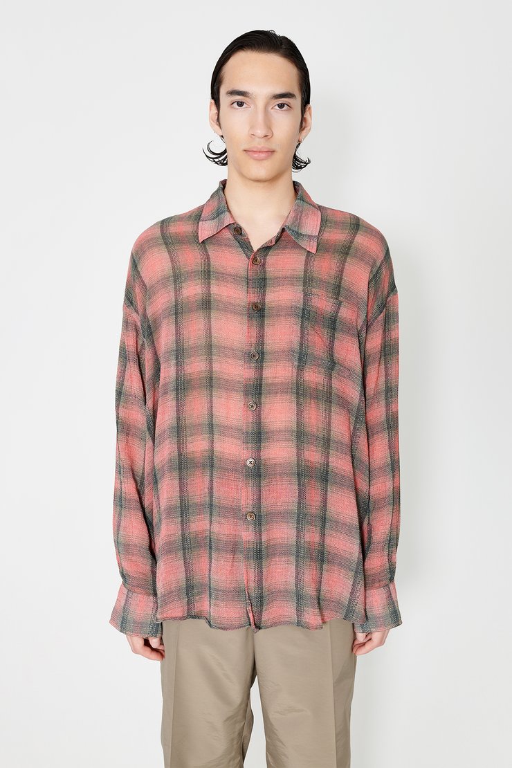 Our Legacy - Borrowed Shirt Big Lumbercheck Print
