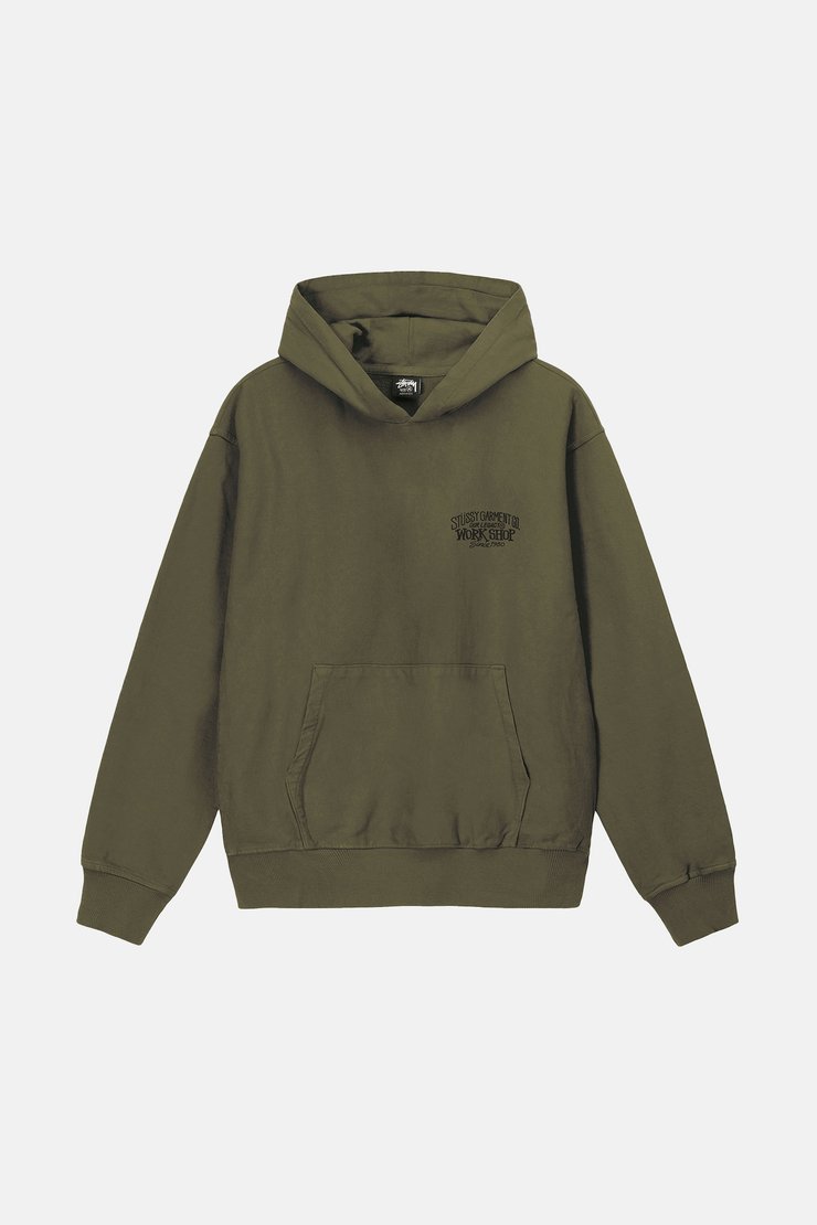 Our Legacy - OL Surfman Pig. Dyed Hood in Dark Olive
