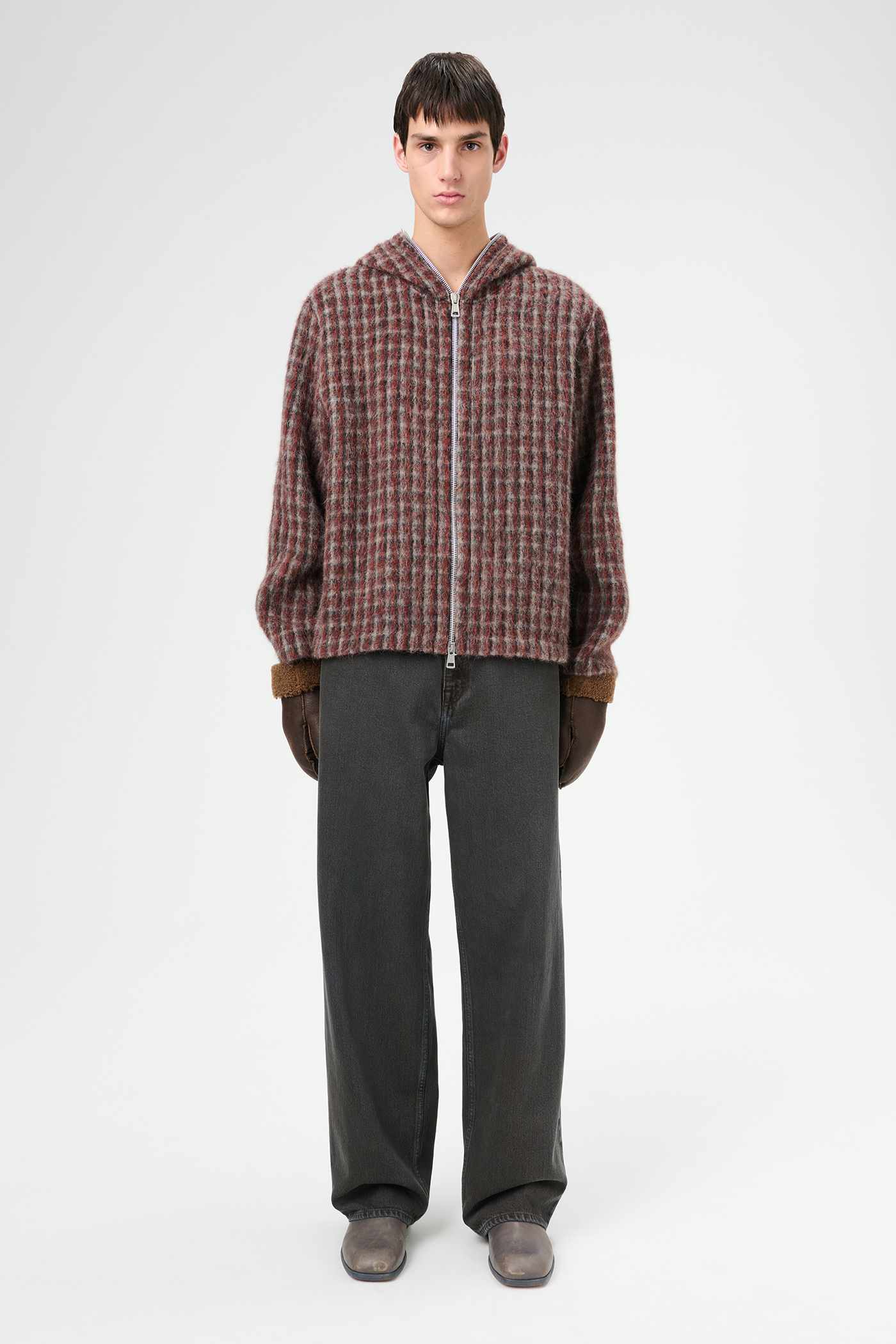 Our Legacy - Full Zip Hood Boston Check