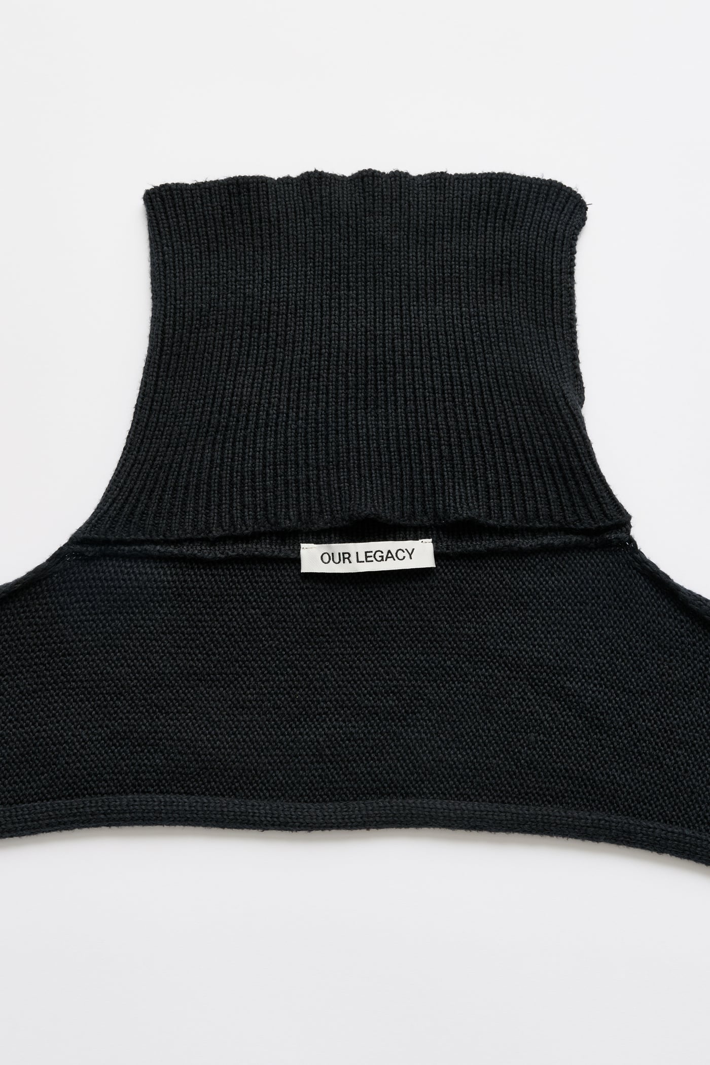 Our Legacy - Estate Scarf Black Fuzzy Alpaca