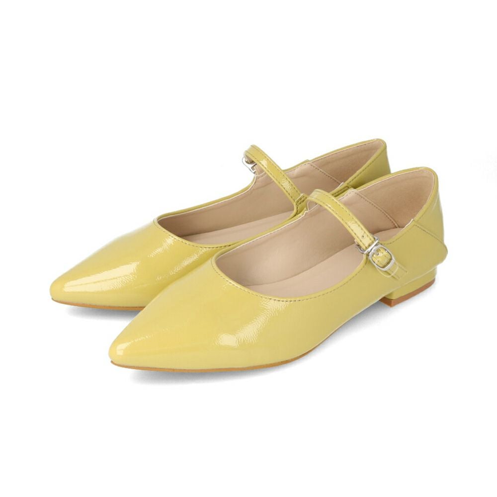 menue (メヌエ) ポインテッドトゥストラップパンプス 送料無料