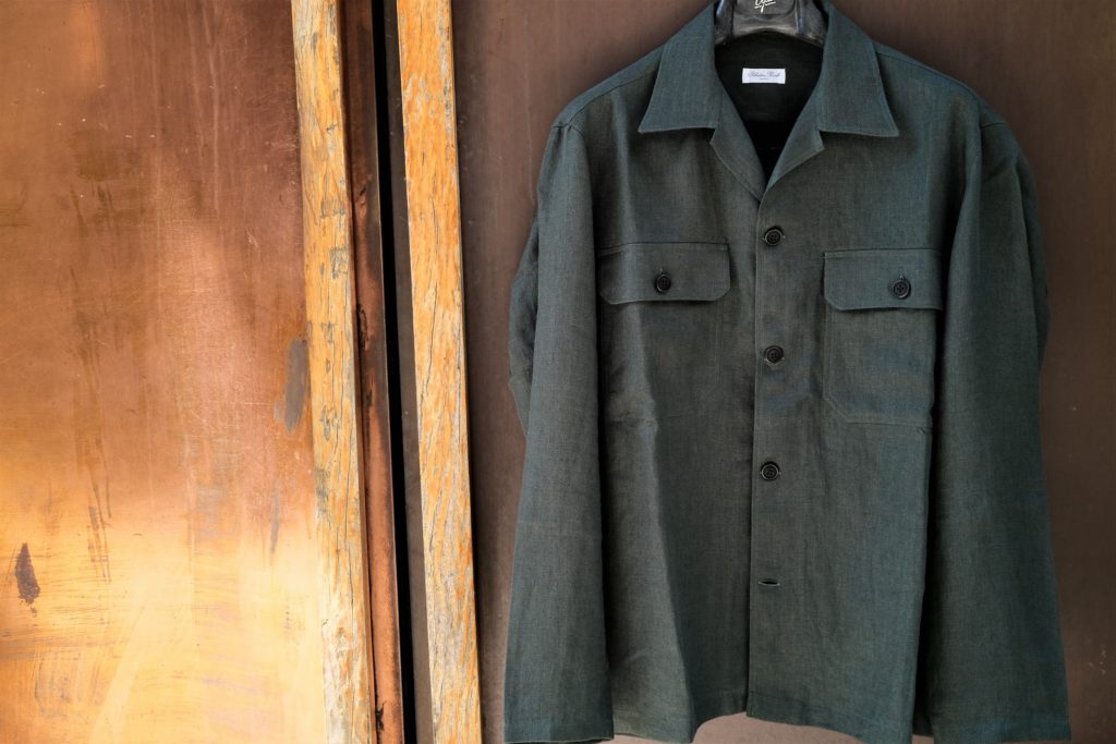 皺を楽しむSalvatore Piccoloのリネンワークジャケット。│Oyster 青山