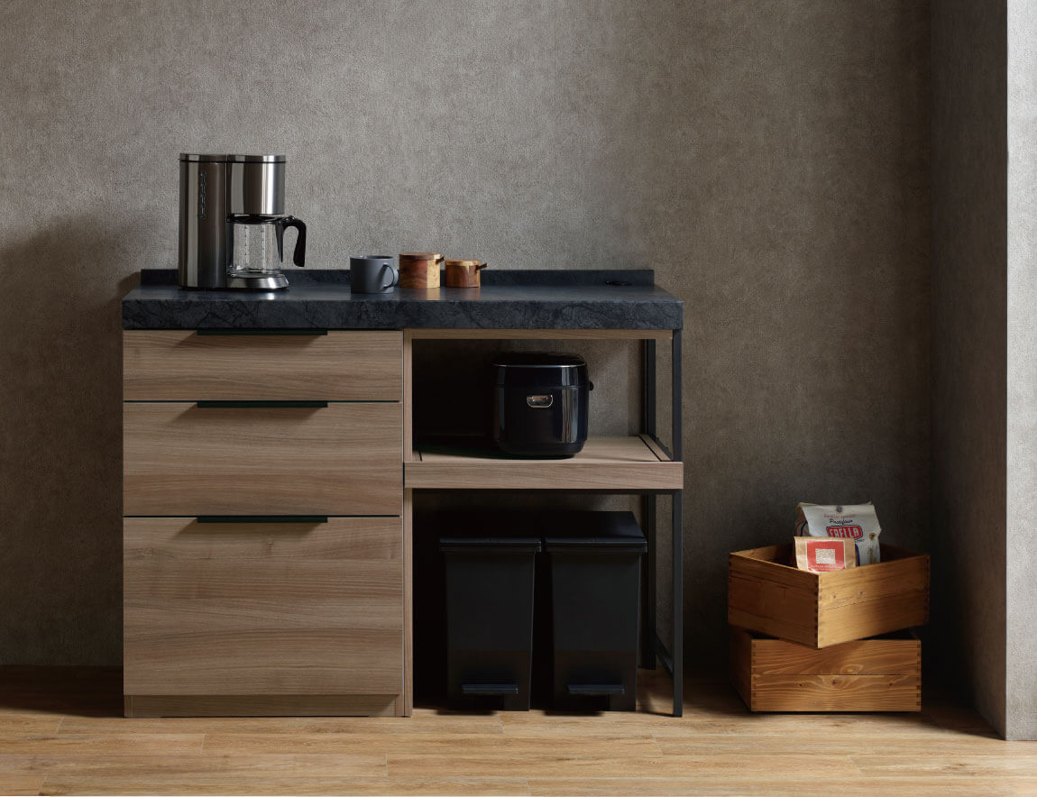 セレクト家具/食器棚・キッチン収納/LC キッチンカウンター Case-22