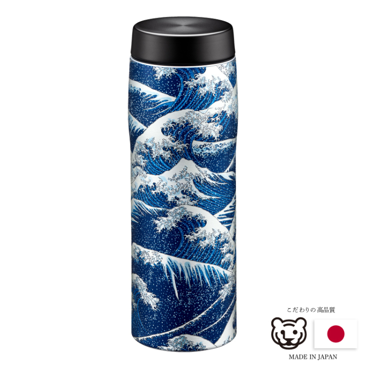 タイガー魔法瓶 アートボトル ＜大波/青＞ | 京友禅アロハシャツ