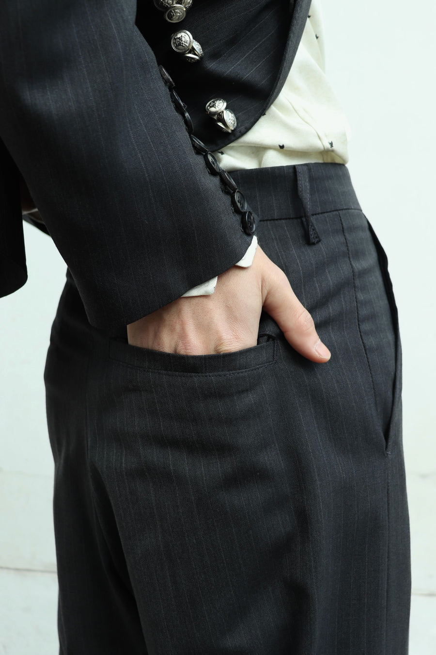 MASU(エムエーエスユー)のRED ANGEL WIDE TROUSERS BLACKの通販